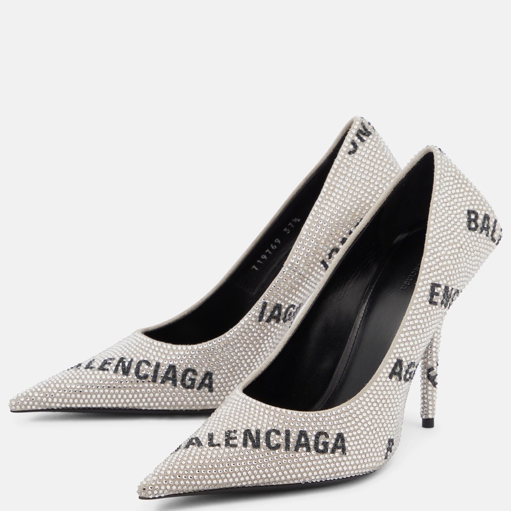 New Authentic BALENCIAGA
Square Knife embellished pumps - Picture 6 of 9